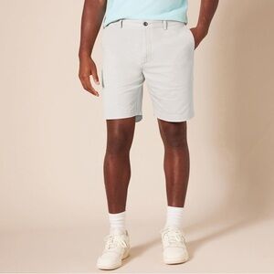 Goodthreads Light Gray Flat Front Shorts Tailored Fit